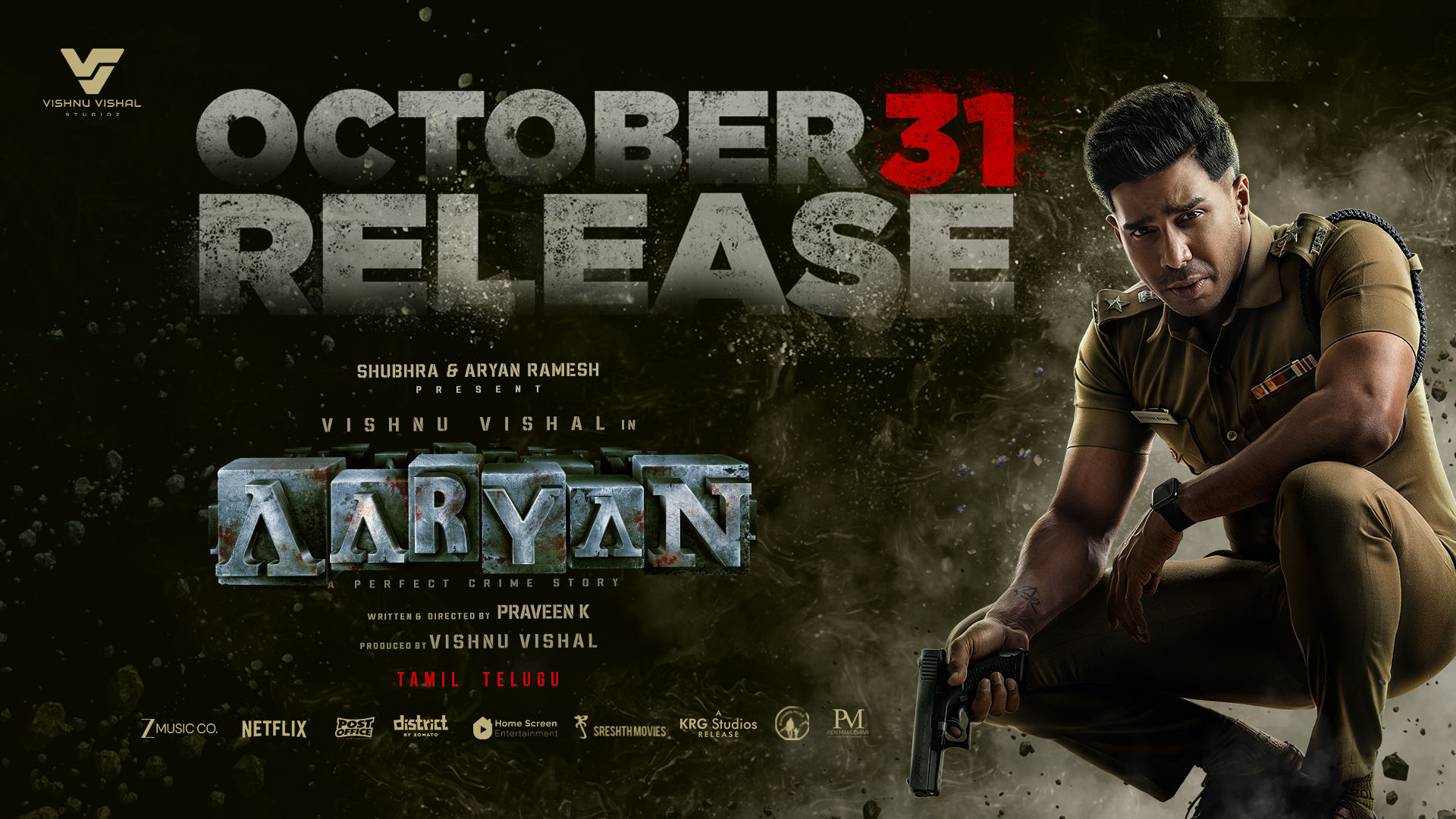 Read more about the article Aryan Tamil Movie Review: Vishnu Vishal and Selvaraghavan Deliver a Powerful Psychological Thriller