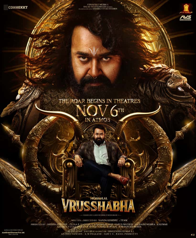 Read more about the article   Vrusshabha Roars into Cinemas on 6th November