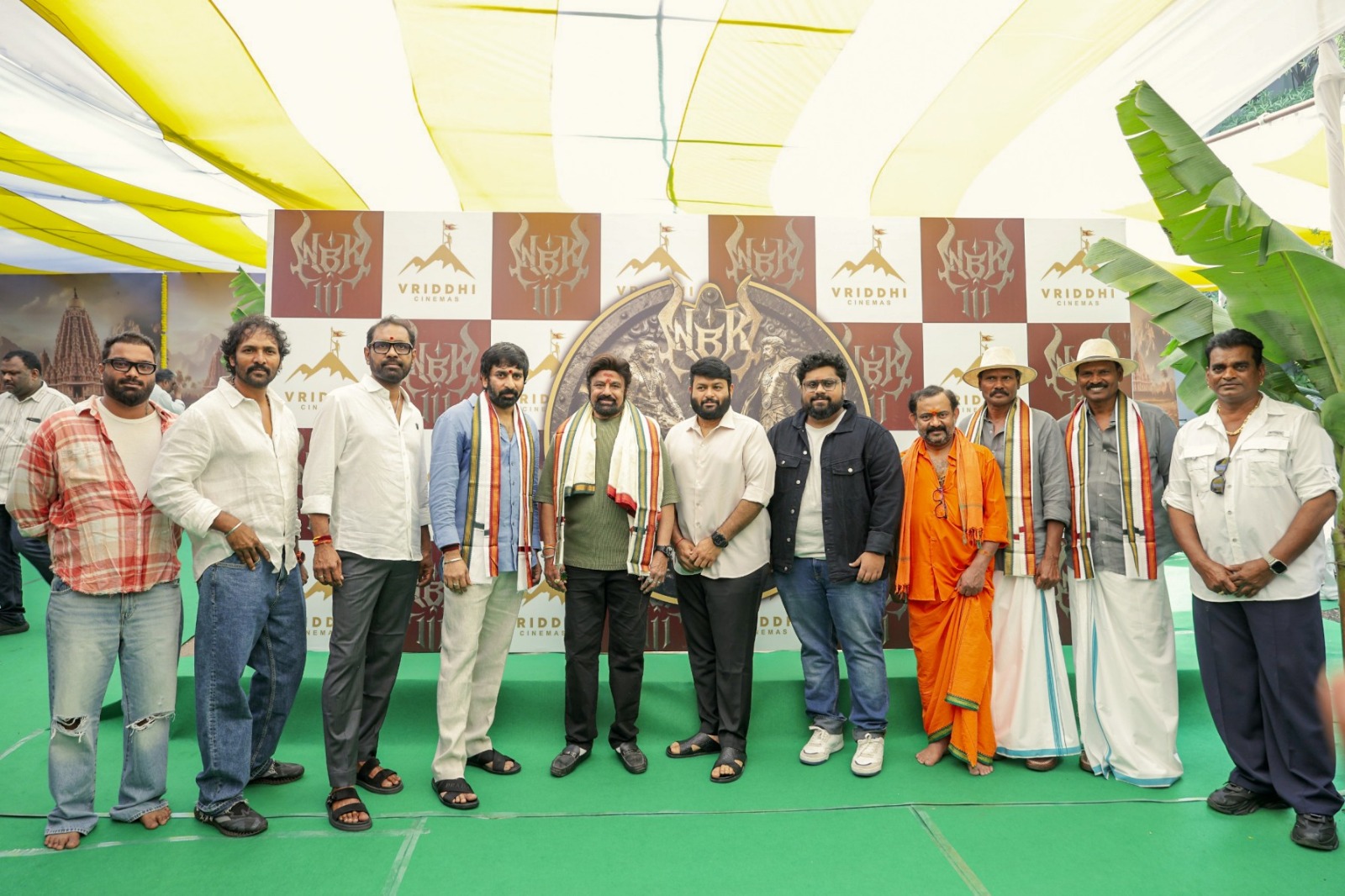 Read more about the article *Nandamuri Balakrishna, Gopichand Malineni, Venkata Satish Kilaru, Vriddhi Cinemas’ Historical Epic #NBK111 Launched Majestically*