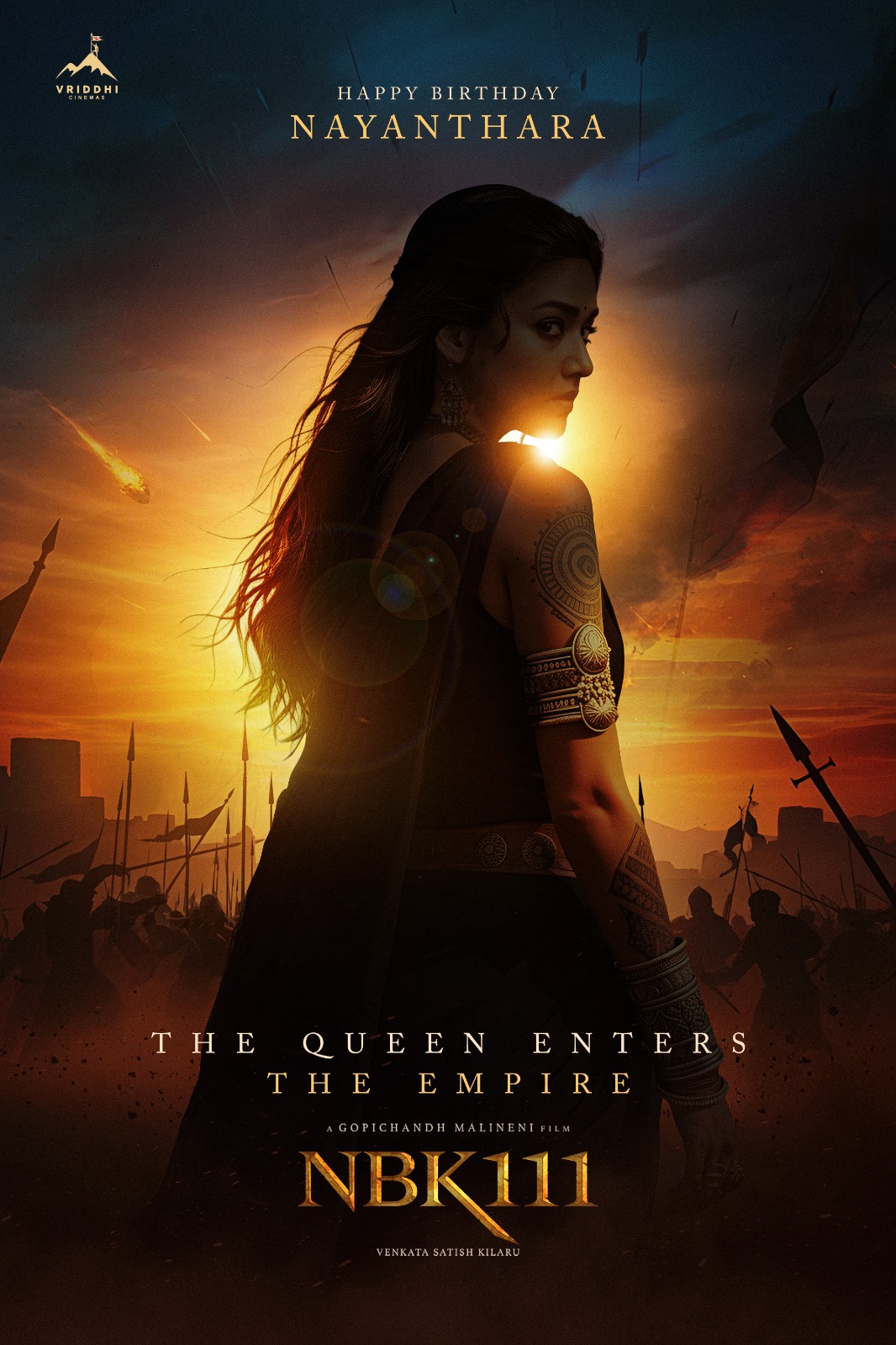 Read more about the article The Majestic & Mighty Queen’s Chapter Opens, Nayanthara Comes On Board For Nandamuri Balakrishna, Gopichand Malineni, Venkata Satish Kilaru, Vriddhi Cinemas’ Historical Epic #NBK111