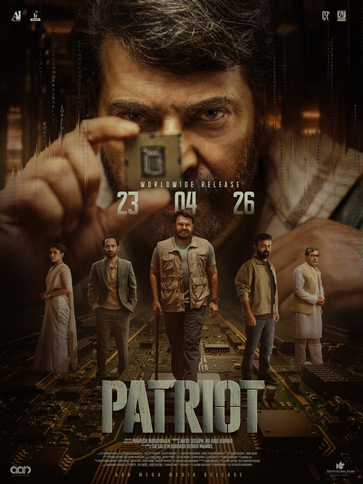 Read more about the article A Historic Moment for Indian Cinema; Mammootty – Mohanlal – Mahesh Narayanan Film “Patriot” to Hit Theatres on April 23