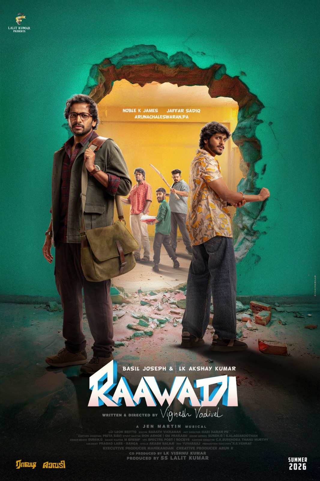 Read more about the article Seven Screen Studio S.S. Lalit Kumar presents “Raawadi” starring Basil Joseph & L.K. Akshay Kumar Title, First Look and Character Glimpse unveiled!