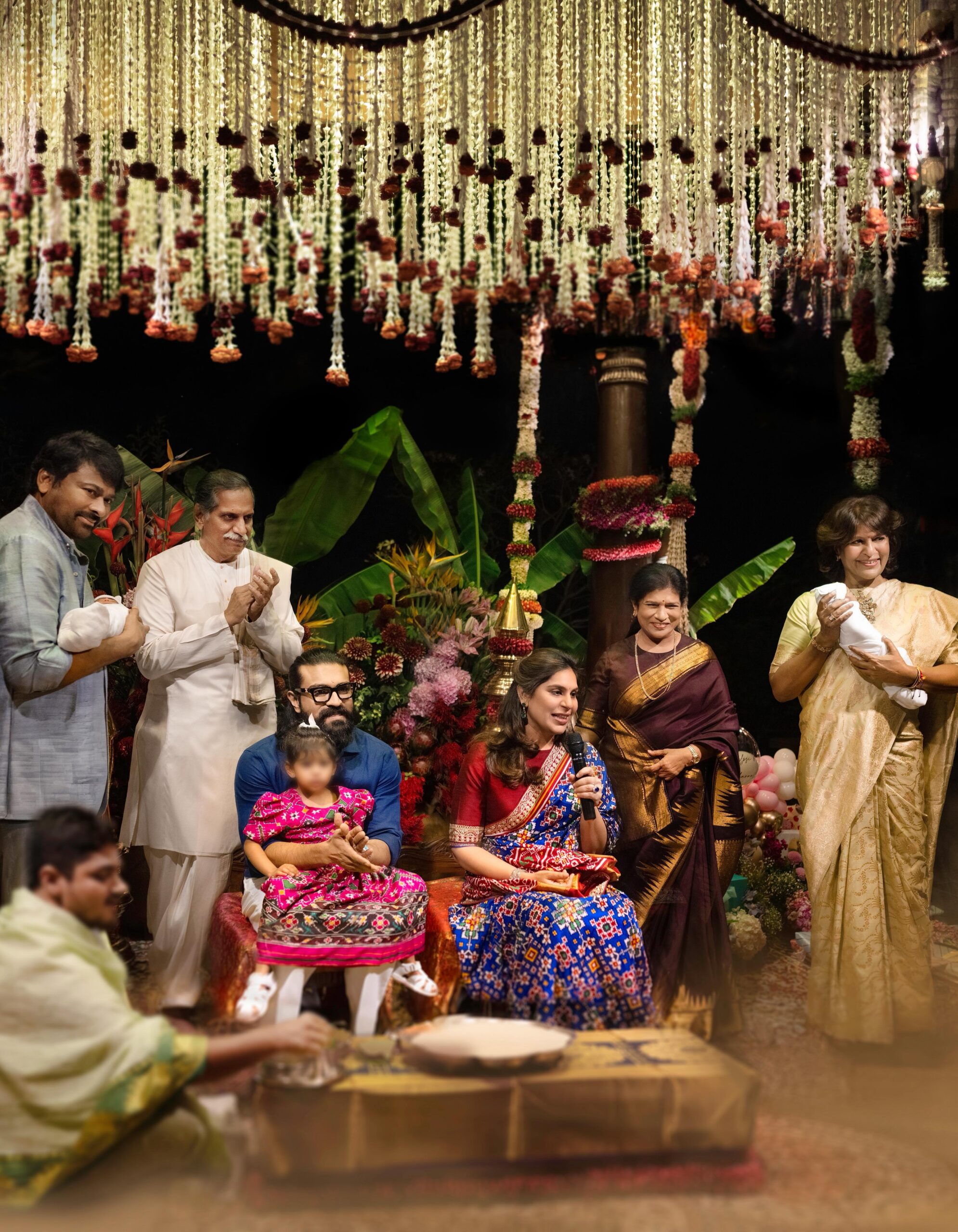 You are currently viewing *Ram Charan & Upasana Name Their Twins: Shiva Ram and Anveera Devi- Megastar Chiranjeevi Explains Meanings & Shares A Delightful Moment From Naming Ceremony*