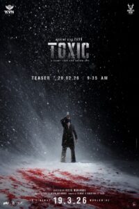 Read more about the article *Toxic: Yash Stands Firm in a Bloody Battlefield in New Poster; Teaser Out Feb 20*
