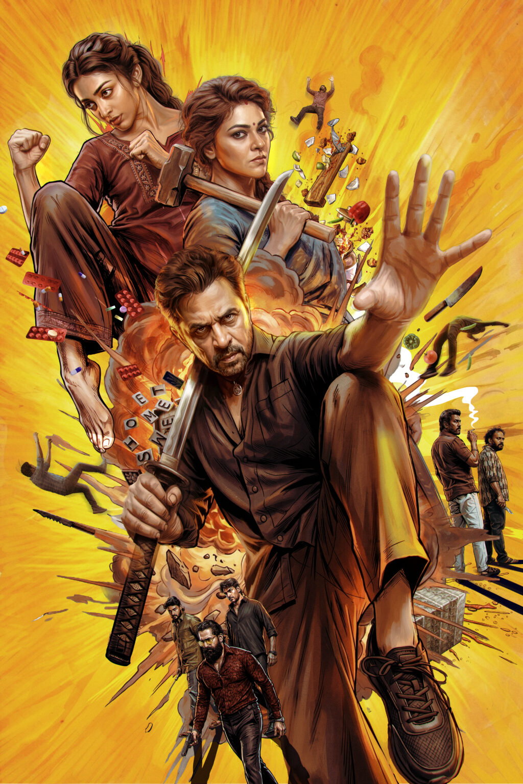 Blast Tamil Movie Review: Police on Leave, Karate Family Takes Charge!