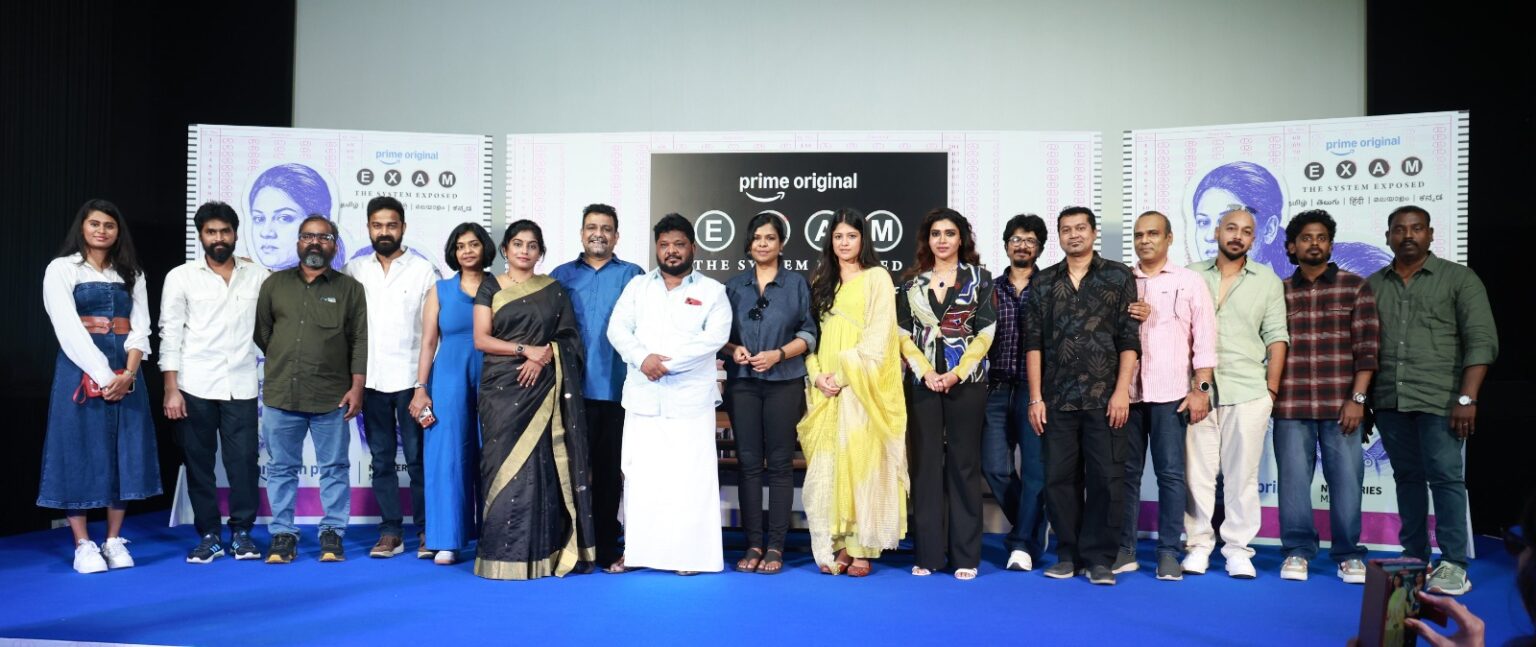 பிரைம் வீடியோ – புஷ்கர் & காயத்ரி – வால்வாட்சர்  ஃபிலிம்ஸ் (Wallwatcher Films)   – A.சற்குணம் – கூட்டணியின் ‘எக்ஸாம் – EXAM’ தமிழ் ஒரிஜினல் இணையத் தொடரின் முன்னோட்டம் வெளியீடு
