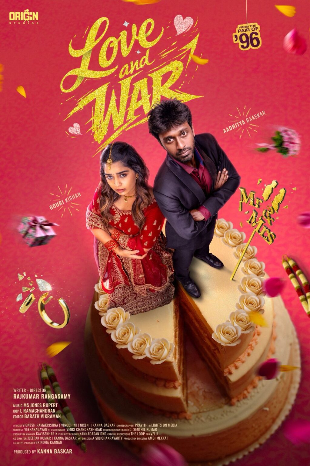 *நடிகர்கள் ஜீவா – ஆர்யா இணைந்து வெளியிட்ட ‘லவ் அண்ட் வார்’ படத்தின் ஃபர்ஸ்ட் லுக்*