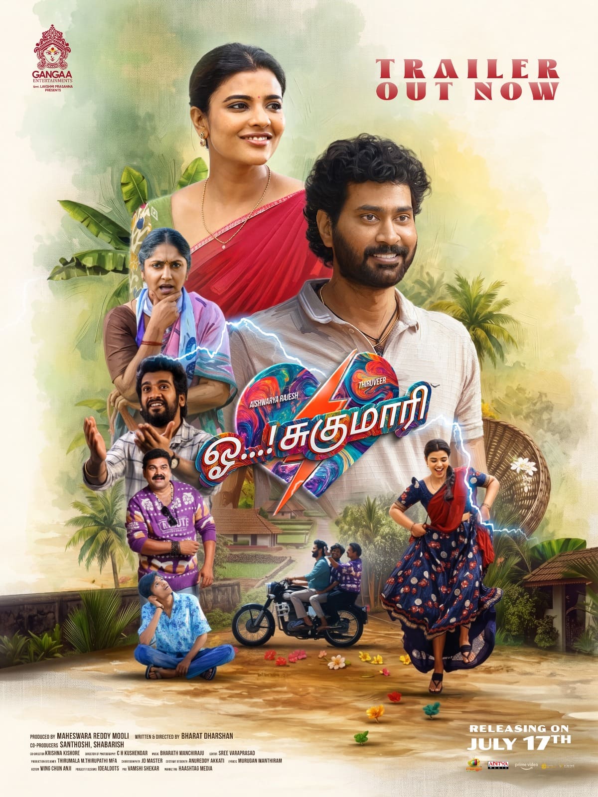 You are currently viewing Hit Machine Anil Ravipudi Released Hilarious Theatrical Trailer Of Thiru Veer, Aishwarya Rajesh’ Oh..! Sukumari
