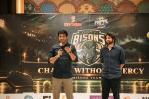 Read more about the article Geetham Enters the Sporting Arena with Ooty Bisons for TNPPL Season 2