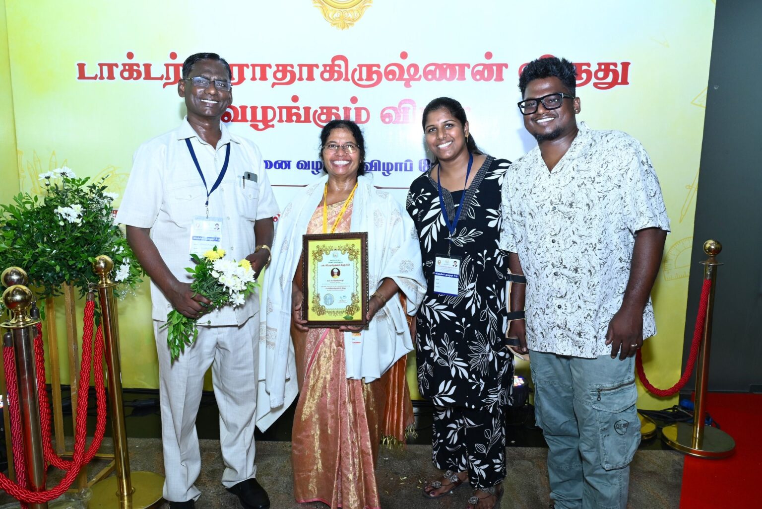 Pride of Ranipet: Middle Grade Teacher P. Thenmozhi Honored for Over 3 Decades of Service.