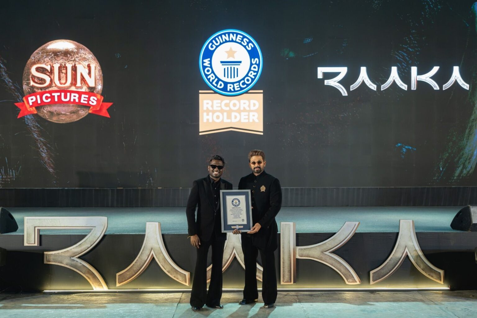 ‘RAAKA’ MAKES HISTORY WITH A GUINNESS WORLD RECORDS TITLE